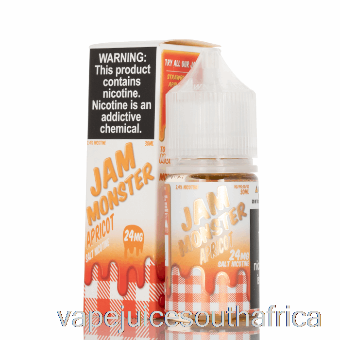 Vape Juice South Africa Apricot - Jam Monster Salts - 30Ml 24Mg